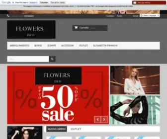 Flowersiseo.com(FLOWERS ISEO) Screenshot