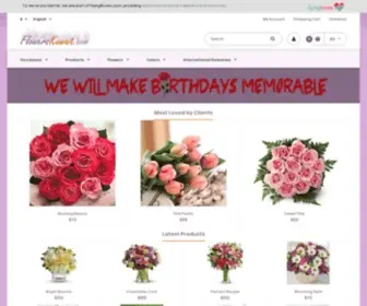 Flowerskuwait.com(Free Delivery of Flowers to Kuwait with cakes) Screenshot