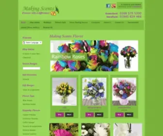 Flowersmakesense.com(Florist In Greenford and Harefield and Hayes and Ruislip) Screenshot