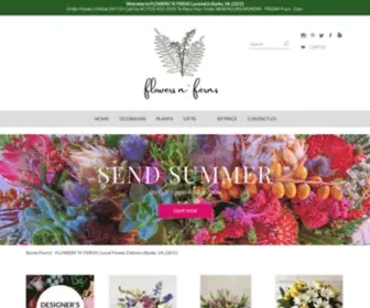 Flowersnferns.com(  Burke Florist) Screenshot