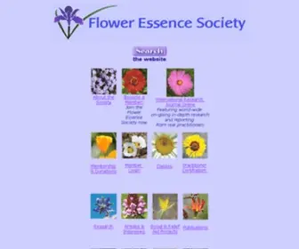 Flowersociety.org(Flower Essence Society) Screenshot
