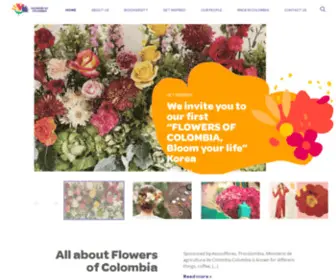 Flowersofcolombia.co(Flowers of Colombia) Screenshot