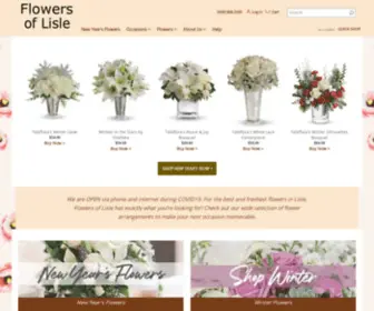 Flowersoflisle.com(Lisle Florist) Screenshot