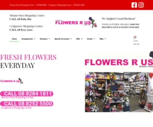 Flowersrus.net.au(Flowers R Us) Screenshot