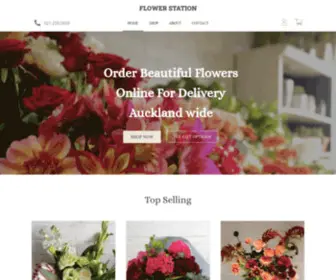 Flowerstation.co.nz(Flower Station) Screenshot