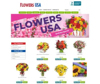 Flowersusa.net(Flowers USA) Screenshot