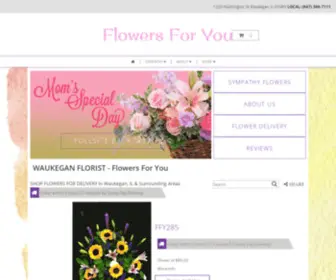 Flowerswaukegan.com(Waukegan Florist) Screenshot