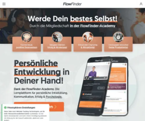 Flowfinder.de(Persönlichkeitsentwicklung) Screenshot