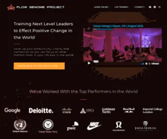Flowgenomeproject.co(Flow Genome Project) Screenshot