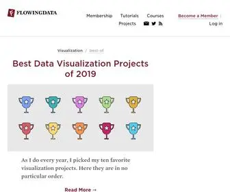 Flowingdata.com(Data Visualization and Statistics) Screenshot