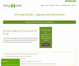 Flowinghealth.co.uk(Alessandro Ferullo is passionate about keeping our connection Universal source of energy (Qi)) Screenshot