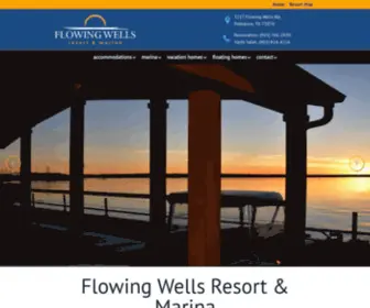 Flowingwellsresort.com(Flowing Wells Resort) Screenshot