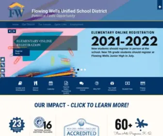 Flowingwellsschools.org(District Site) Screenshot