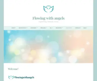 Flowingwithangels.com(Angel readings) Screenshot