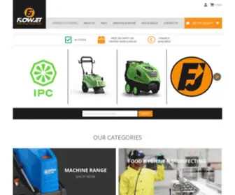 Flowjet.co.uk(Flowjet Cleaning Equipment Ltd) Screenshot