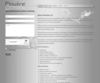 Flowlinedesigns.com(About Flowline) Screenshot