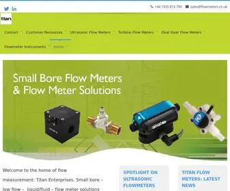 Flowmeters.co.uk(Flowmeters by Titan Enterprises Ltd) Screenshot