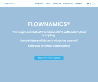 Flownamics.com(Automated bioreactor sampling) Screenshot
