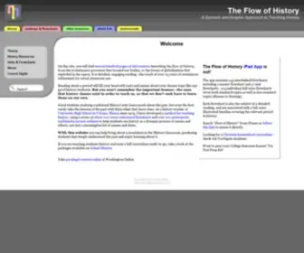 Flowofhistory.com(The Flow of History) Screenshot