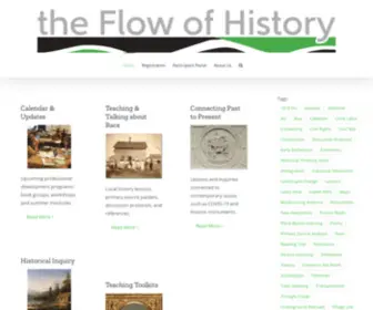 Flowofhistory.org(Flow of History) Screenshot