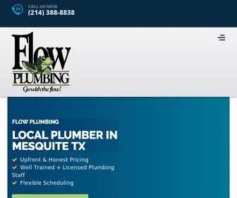 Flowplumbing.com(Fast & Affordable Plumber in Mesquite) Screenshot