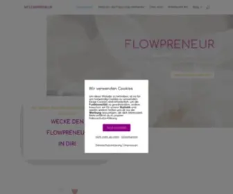 Flowpreneur.de(Sanftes Marketing für dein Onlinebusiness) Screenshot