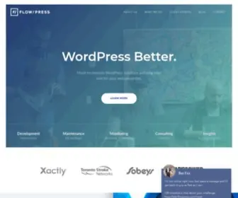 Flowpress.com(Enterprise WordPress) Screenshot