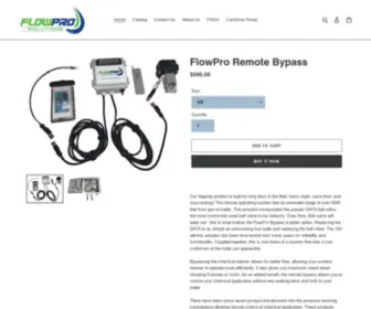 Flowpro.solutions(FlowPro Solutions Remote Chemical Injector Bypass) Screenshot