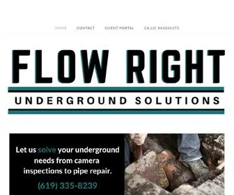 Flowrightsd.com(Flow right) Screenshot