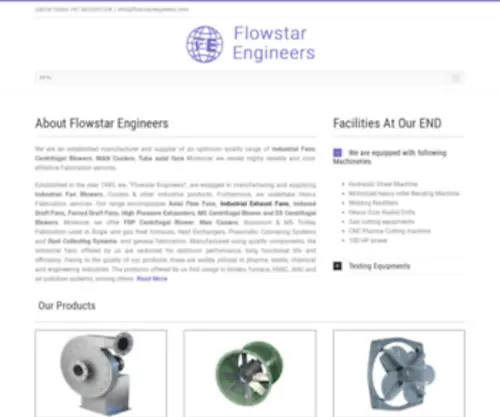 Flowstarengineers.com(Flowstar Engineers) Screenshot