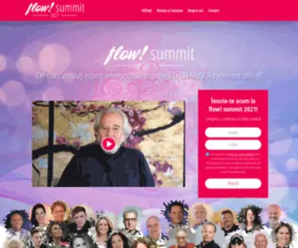 Flowsummitromania.com(Summit 2021) Screenshot