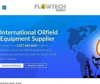Flowtechenergy.com(Oilfield Equipment & Supply) Screenshot