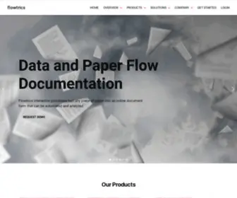 Flowtrics.com(Home) Screenshot