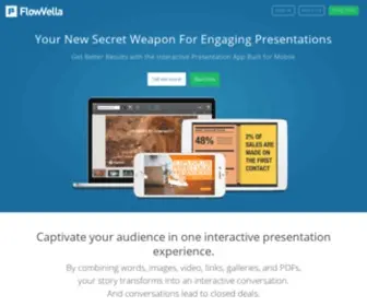 FlowVella.com(Interactive presentation app) Screenshot