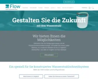 Flowwaterjet.de(Flow Waterjet) Screenshot