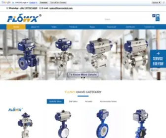 FlowXcontrol.com(Reliable Automation Valve Suppliers) Screenshot