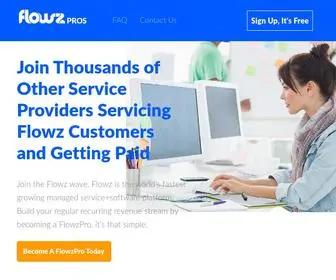 Flowzpros.com(Managed Services & Software For Your Business) Screenshot