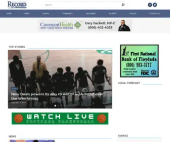 Floydcountyrecord.com(Floyd County Record) Screenshot