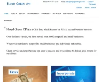 FloydgreencPa.com(Tax & Accounting) Screenshot