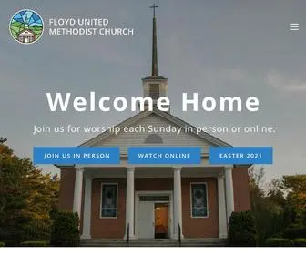 Floydumc.com(Floyd United Methodist Church) Screenshot