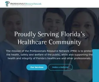 FLPRN.org(Impaired Practitioners Program of Florida) Screenshot