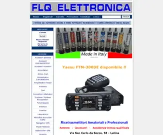 FlqElettronica.it(è uno shop on line di prodotti per radioamatori) Screenshot