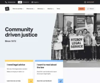 FLS.org.au(Fitzroy Legal Service) Screenshot
