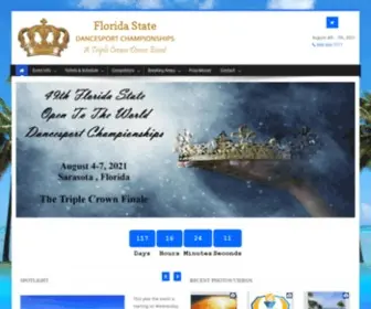 FLstatedance.com(Florida State DanceSport Championships (Open To The World)) Screenshot