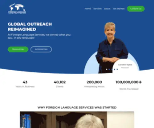 FLStranslation.com(Foreign Language Services) Screenshot