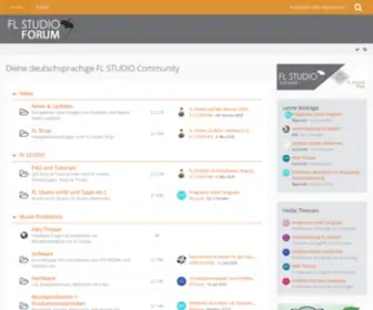 FLstudio-Forum.de(Dein deutschsprachiges FL Studio Forum kostenlos im Netz) Screenshot
