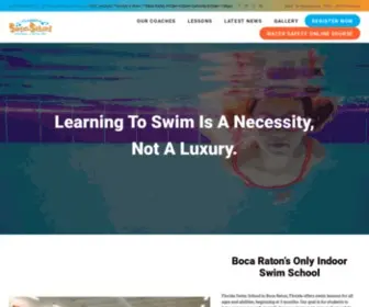 FLswimschool.com(Swimming Lessons in Boca Raton) Screenshot