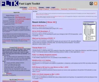 FLTK.org(Fast Light Toolkit (FLTK)) Screenshot