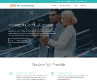 Fluccs.com.au(Hosting & Cloud Services Provider in Australia) Screenshot