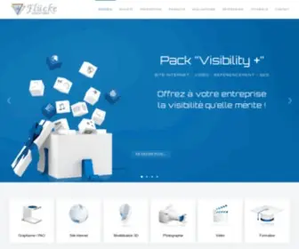 Flucke-Creation.ch(FLUCKE Création) Screenshot